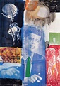 Retroactive 1 Artwork on Canvas by Robert Rauschenberg | Framed Wall ...