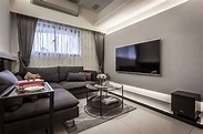 馬來漆電視牆: 客廳 by 你你空間設計 | homify