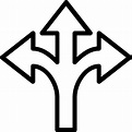 Tres flechas - Iconos gratis de flechas