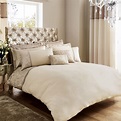 Lucia Natural Bed Linen Collection | Dunelm