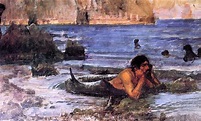 The Merman, c.1892 - John William Waterhouse - WikiArt.org