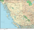 Map Of Alberta And Bc