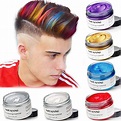MOFAJANG 6 Colors Temporary Hair Dye Wax - 6 in 1 White Sliver Blue ...