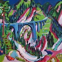 El puente de Wiesen - Ernst Ludwig Kirchner