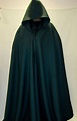 Dark FOREST Green Wool Blend Medieval Cloak,Halloween Cloak,Cosplay ...