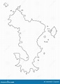 Mayotte - Outline Map Vector Illustration | CartoonDealer.com #115664072