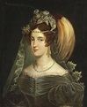 Portrait of Maria Cristina of Savoy (1812-1836) #19778279 Framed