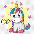 Party hat, Cartoon Unicorn, Cute Unicorn, Baby Unicorn, Sticker ...