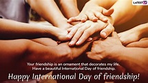 International Friendship Day Wishes: WhatsApp Stickers, BFF Quotes, GIF ...