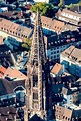 Freiburg im Breisgau aus der Vogelperspektive: Turm vom Freiburger ...