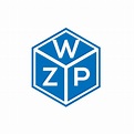 WZP letter logo design on black background. WZP creative initials ...