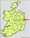 Dublin location on the Ireland map - Ontheworldmap.com