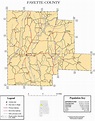 Maps of Fayette County