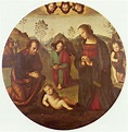 Großbild: Pietro Perugino: Christi Geburt, Tondo