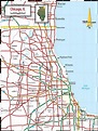 Mapa de Chicago, il - Mapa de Chicago, il (Estados Unidos de América)