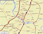 Map of Austin - Free Printable Maps