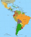 mapa america latina - 24x7 COMUNICAÇÃO
