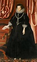 Elizabeth Drury Countess of Exeter Painting by William Larkin