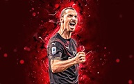 Download wallpapers Zlatan Ibrahimovic, 4k, goal, AC Milan, swedish ...