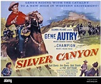 SILVER CANYON 1951Columbia Pictures film with Gene Autry Stock Photo ...
