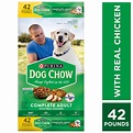 Purina Dog Chow Dry Dog Food, Complete Adult With Real Chicken, 42 lb ...