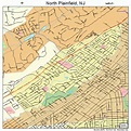 North Plainfield New Jersey Street Map 3453280