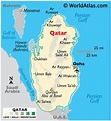 Qatar Map / Geography of Qatar / Map of Qatar - Worldatlas.com