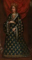 Portait of Bona of Berry, wife of Amedeo VII by Anonymous - Artvee