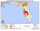 Florida Hurricane Matthew (Dr-4283) | Fema.gov - Florida Disaster Map ...