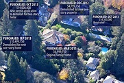 Mark Zuckerberg's $37M 'five-house estate' in Palo Alto is seen in ...