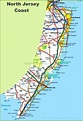 New Jersey coast map - Ontheworldmap.com