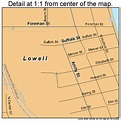 Lowell Michigan Street Map 2649540