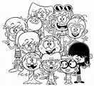 The Loud House Coloring Pages - Free Printable Coloring Pages for Kids