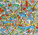 Stadtplan Berlin - Alexanderplatz - Fernsehturm - Rotes Rathaus