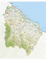Mappa della provincia di Chieti pdf scala 1:200.000