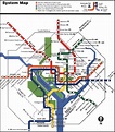 Dc de métro la carte - Washington dc de métro de la carte (District de ...