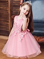 Flower Girl Dresses Jewel Neck Sleeveless Lace Kids Social Party ...