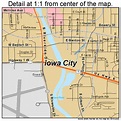 Iowa City Iowa Street Map 1938595