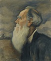 Porträt von Leo Tolstoi - Leonid Ossipowitsch Pasternak als Kunstdruck ...