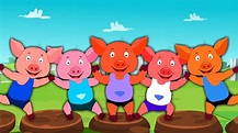 Five Little Pigs | Five Little Piggies | Original Rhyme By Kids Channel ...