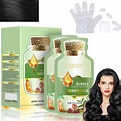 Amazon.com : HUANG YI Natural Plant Hair Dye,New Botanical Bubble Hair ...
