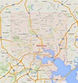 Baltimore Maryland Karte - Vereinigte Staaten
