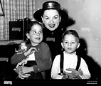 LORNA LUFT, JUDY GARLAND and JOEY LUFT pose before setting sail for ...