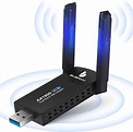 AX1800 Adaptador USB inalámbrico WiFi 6 de doble banda 802.11ax/ac/a/b ...