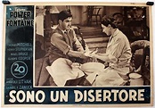 "SONO UN DISERTORE" MOVIE POSTER - "THIS ABOVE HALL" MOVIE POSTER