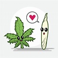 vector de dibujos animados de elementos de cannabis medicinal 2038690 ...