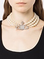 Vivienne Westwood Orb pearl-detail Necklace - Farfetch