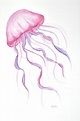 Pin by toni . on jellybean | Jellyfish painting, Jellyfish drawing ...