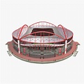 3d model of stadium estadio da luz