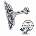 Comprar .Piercings Helix Titanium con piedra SWAROVSKI TI23 ...